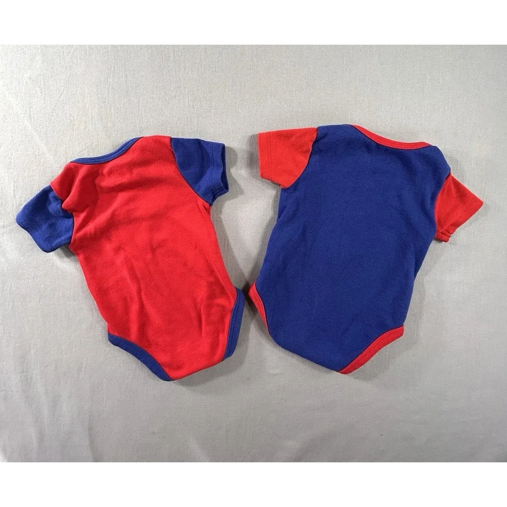 MLB Texas Rangers One Piece Infant‎ 0-3 Lot of 2 Month Baseball Fan Team wear